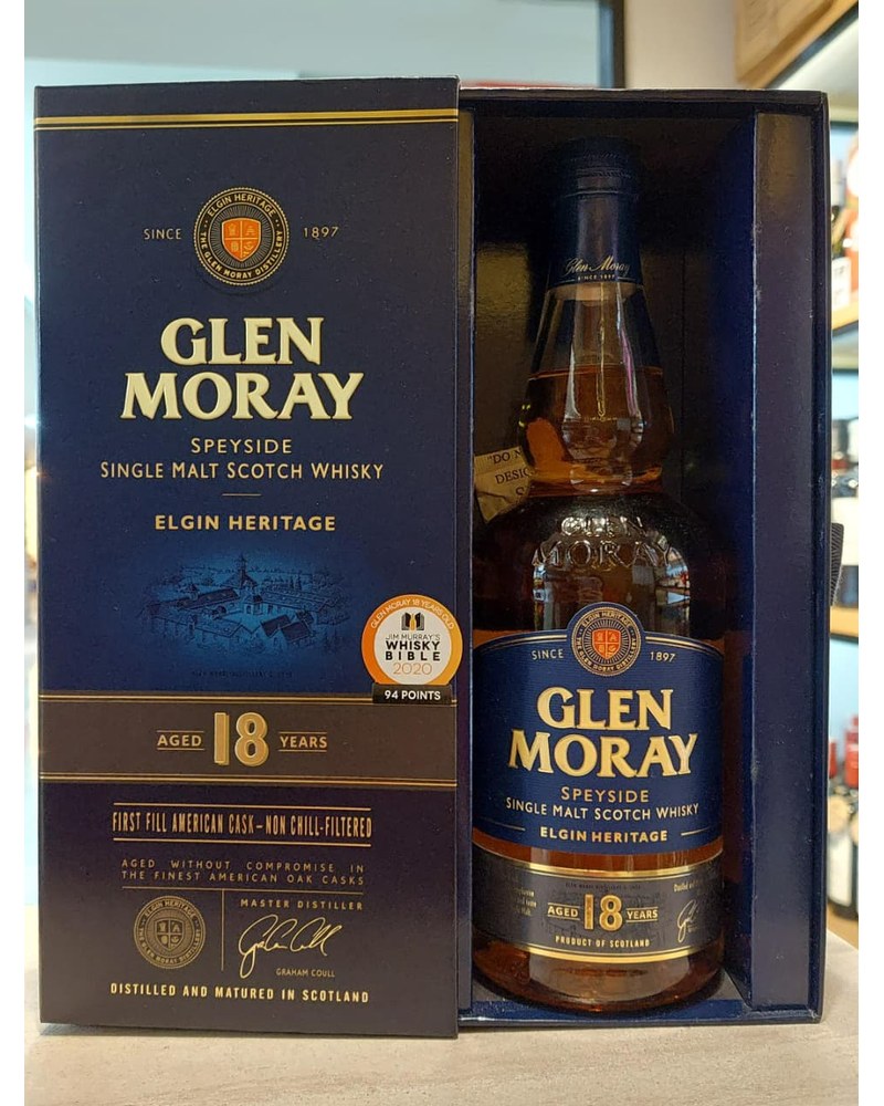 Glen Moray 18 Year Old Speyside Single Malt